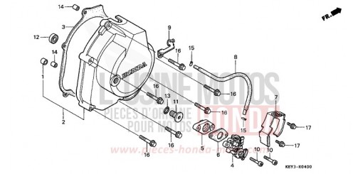 KURBELGEHAEUSEABDECKUNG/ OELPUMPE FES125W de 1998